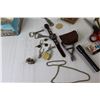 Image 2 : Vintage Shaver, Flashlight, Locks with Keys, Misc.
