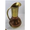 Image 2 : Brass Pitcher & (4) Brass Goblets