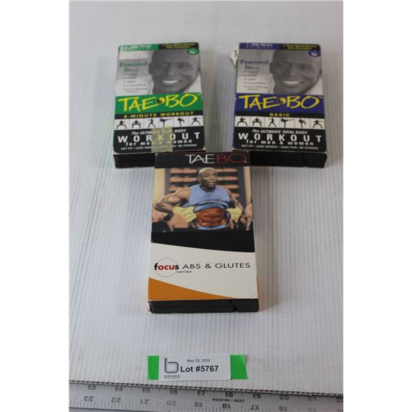 Tae Bo Workout VHS Tapes