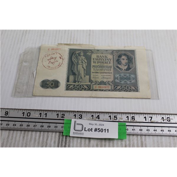 Foreign Bank Note