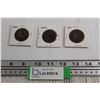 Image 1 : (3) 1800s Currency Coins