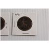 Image 4 : (3) 1800s Currency Coins