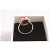 Image 3 : Sterling Silver Carnelian Ring - Size 6