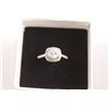 Image 2 : Sterling Silver Zircon Ring - Size 7