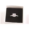 Image 2 : Sterling Silver Cubic Zirconia Ring - Size 10