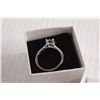 Image 3 : Sterling Silver Cubic Zirconia Ring - Size 10