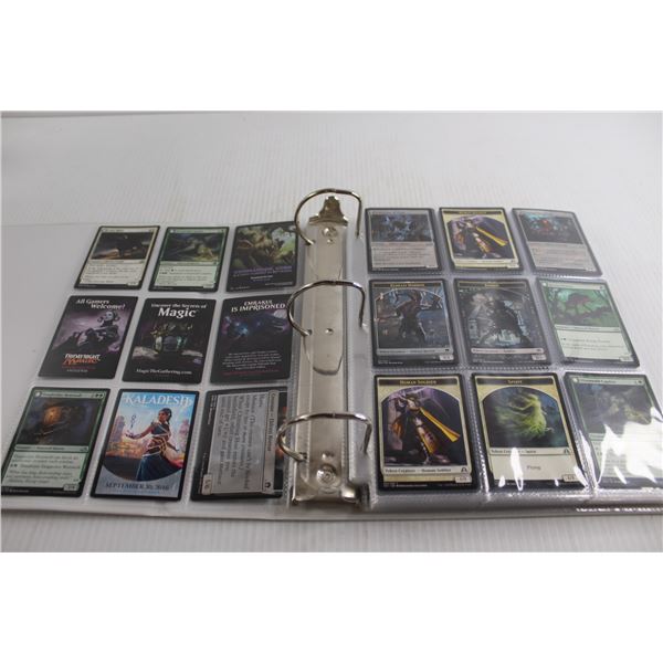 Binder of Double Faced and Normal Magic the Gathering Cards - (24) Pages