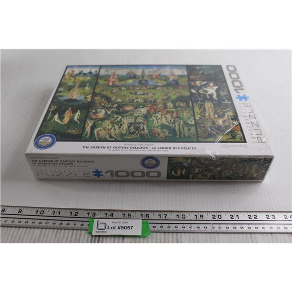The Garden of Earthly Delights 1000-Piece Puzzle - Sealed