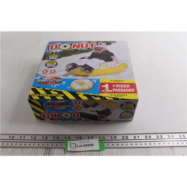 Donut Inflatable Tube Toboggan - NIB