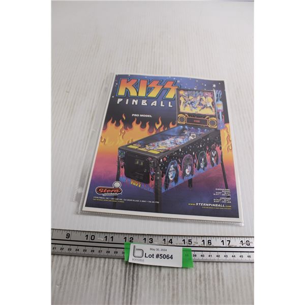 (4) Pages Pinball Flyers