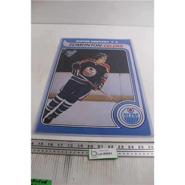 Wayne Gretzky Oversized Rookie Card POSTER - 12" x 18"