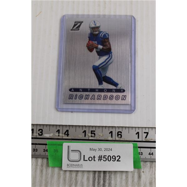 Anthony Richardson NFL Rookie Football Card