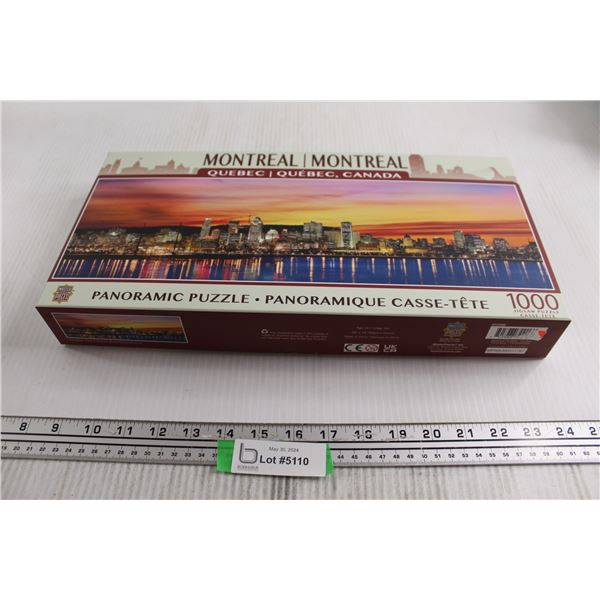 Montreal Quebec 100-Piece Panoramic Puzzle - Sealed