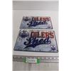 Image 1 : (2) Edmonton Oilers Shed Signs - 12" x 8"