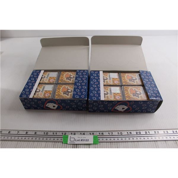 (2) Boxes BC Lions Playing Cards