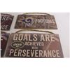 Image 3 : (4) NFL Wooden Placards - 12" x 6"