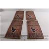 Image 1 : (4) Houston Texans Wooden Placards - 6" x 12"