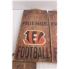 Image 2 : (4) Cincinnati Bengals Wooden Placards - 6" x 12"