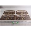 Image 1 : (4) Washington Redskins Wooden Placards - 12" x 6"