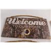 Image 2 : (4) Washington Redskins Wooden Placards - 12" x 6"