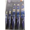 Image 2 : NFL Los Angeles Rams 5-Piece Knife Set - Sealed