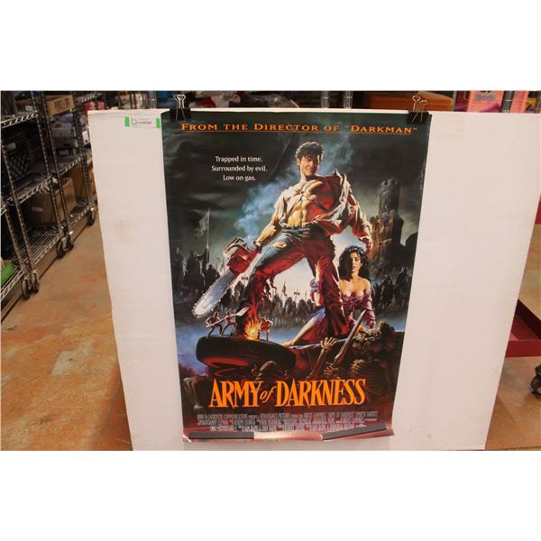 Army of Darkness Movie Poster - 27" x 40", Sticky Tack Marks