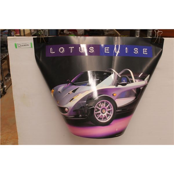 Lotus Elise Car Poster - Sticky Tack Marks