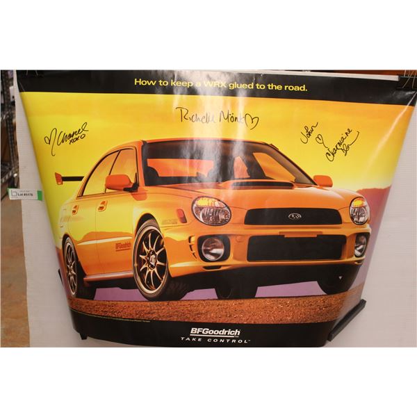 BFGoodrich Signed Poster