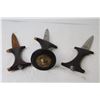 Image 5 : (3) Daggers w/Wooden Handles & Sheaths (1 is rusty)