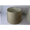 Image 2 : (2) Lamp Shades (white & off white)