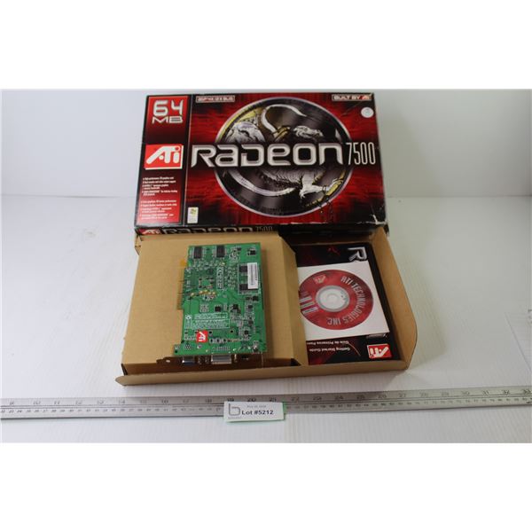 Radeon Computer Graphics Card