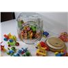 Image 5 : Glass Jar w/Wooden Lid - McDonald's Toys