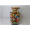 Image 6 : Glass Jar w/Wooden Lid - McDonald's Toys