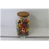 Image 7 : Glass Jar w/Wooden Lid - McDonald's Toys