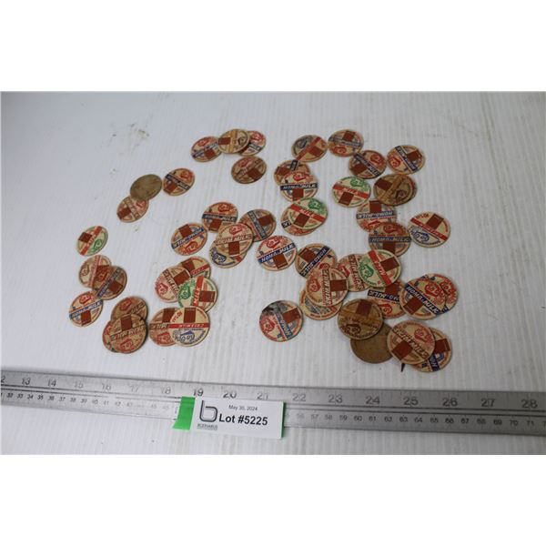 (32) Milk Bottle Caps