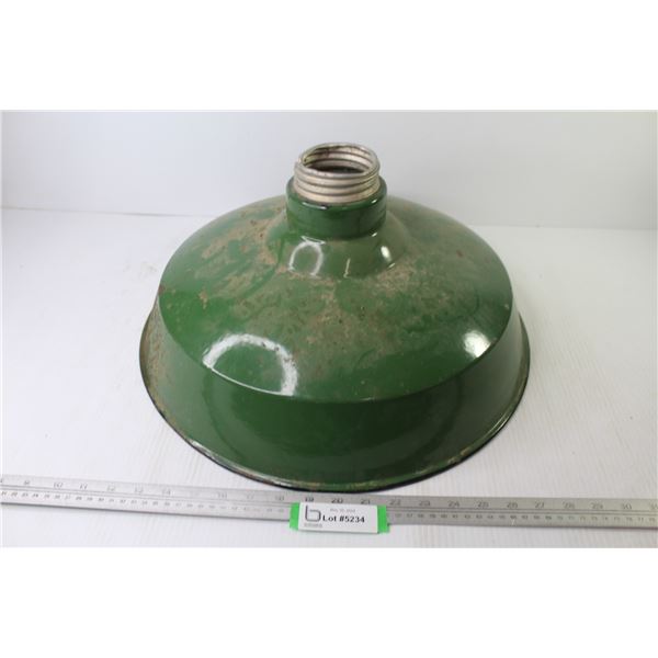 Vintage Metal Lamp Shade (18" across)