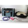 Image 1 : Akinerri Pet Travel Case - Rope Leash - Retractable Leash - Cat Cave