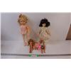 Image 1 : (5) Lot of Dolls: 16" Tall Ballerina; Doll on Stand; 3 Barbie Style Doll Parts