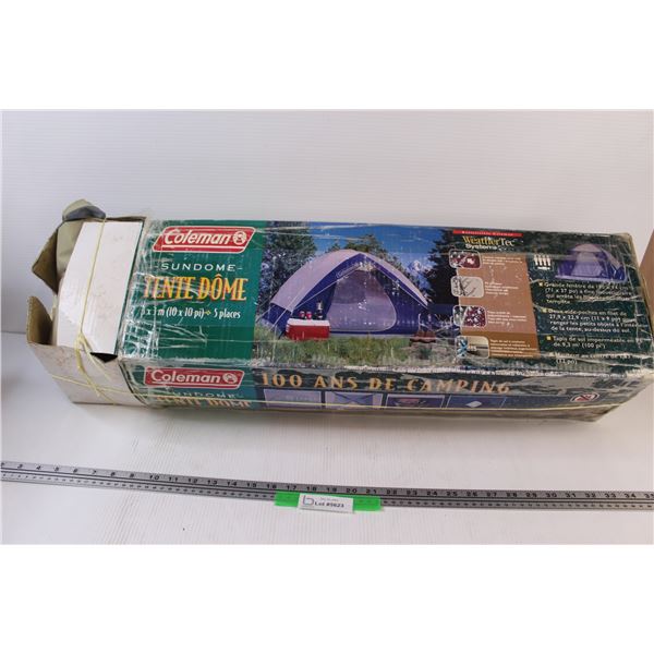 Coleman 5 Person Dome Tent - In Box But Unknown if Complete