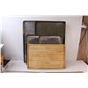 Image 1 : (5) Restaurant Equipment: 4 - Medium / Large Baking Pans & Large Wooden Cutting Board