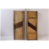 Image 3 : (2) Vintage Wooden / Steel Blades Cabbage Slicers / Cutters