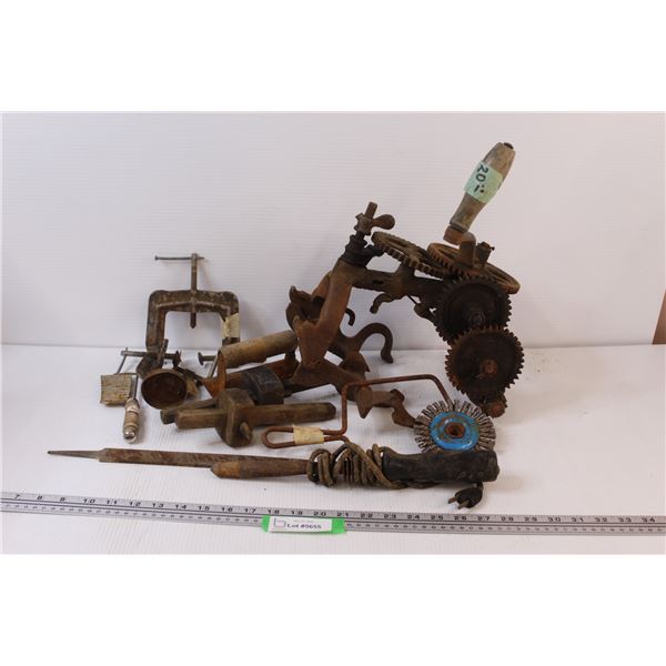 (10+) Old Iron Parts and Tools