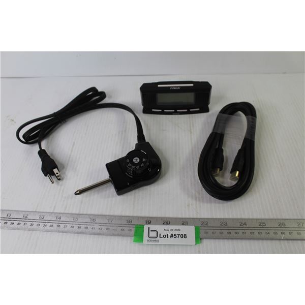 XEOS Alarm Chime - Plug in Control for a Frying Pan - HDMI Cable