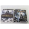Image 2 : (3) PS3 Games - Batman - Assassins Creed - Lord of The Rings - (1) PS2 Game - Backyard Wrestling