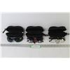 Image 1 : (3) Pairs of Sunglasses in Cases - Pugs UV 400 - Foster Grant - Pugs Solar Ray UV 400