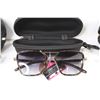 Image 3 : (3) Pairs of Sunglasses in Cases - Pugs UV 400 - Foster Grant - Pugs Solar Ray UV 400
