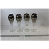 Image 1 : (4) Bridal Party Champagne Flutes