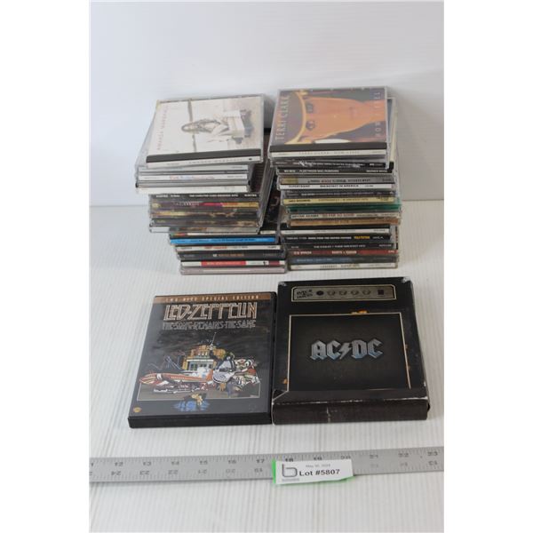 (34) Assorted CD's - AC-DC, Led Zeppelin, Bryan Adams
