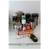 Image 1 : Assorted Automotive Items - Rust Paint, Stud Finder, Misc.
