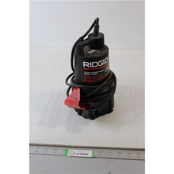 Ridgid 1/6 Submersible Utility Pump - Untested